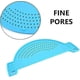 thumbnail image 4 of 3 Pcs Plastic Half-moon Pan Strainer Pot Drainer Strainer Colander Sieve For Spaghetti Pasta Noodles And Fruits, 4 of 4