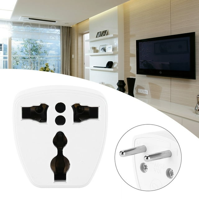 1 Pack European Plug Adapter, Universal US / UK / AU to Europe Plug Adapter, European Adapter, Travel Adapter Europe, European Outlet Plug Adapter Power Converter