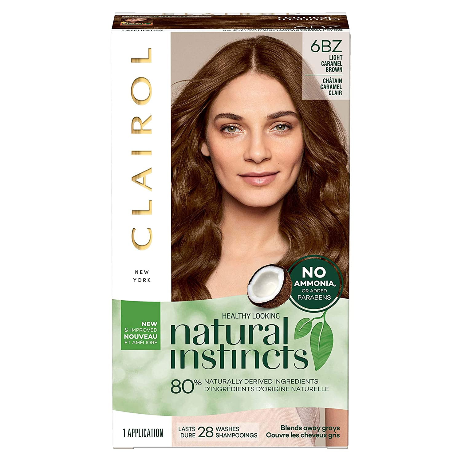 Natural Instincts Semi Permanent Hair Color 6bz Light Caramel Brown Autumn Bronze 1 Count Walmart Com Walmart Com