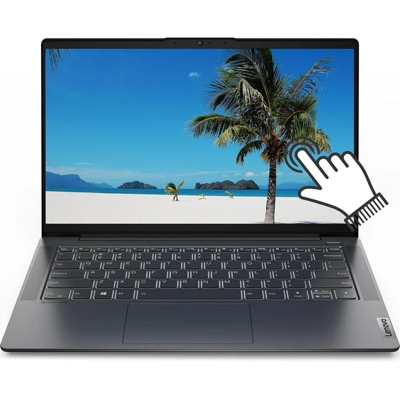 Lenovo Ideapad 5 14" FHD Touchscreen Laptop Computer, 8-Core AMD Ryzen 7 5700U, 8GB DDR4 RAM, 512GB PCIe SSD, Backlit KYB, WiFi 6, HDMI, USB-A&C, Win 11 Home with Accessories