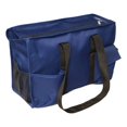 thumbnail image 1 of Solid Color Zipper Top Organizing Game Day Tote Diaper Bag Weekender Tailgate Can Be Personalized Blank - Navy, 1 of 5