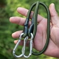 thumbnail image 6 of Heavy Duty Elastic Straps with Carabiner Hooks Heavy Duty Bungee Cord Enduring, 6 of 17