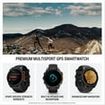 thumbnail image 6 of Garmin fenix 8 – 47mm, AMOLED, Premium Multisport GPS Smartwatch, Long-Lasting Battery Life, Dive-Rated, Built-in LED Flashlight, Slate Gray with Black Band, 6 of 7