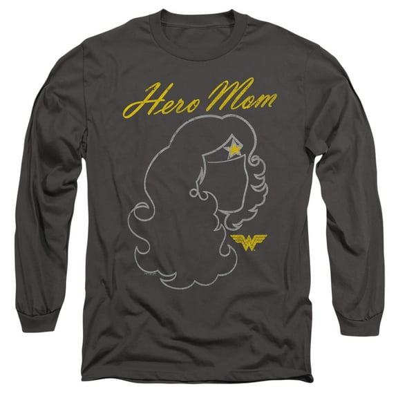 Wonder Woman Hero Mom Unisex Adult Long-Sleeve T Shirt