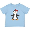 thumbnail image 3 of Inktastic Cute Penguin, Little Penguin, Penguin with Bow Boys or Girls Baby T-Shirt, 3 of 5