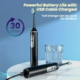 thumbnail image 6 of 3 in 1 Electric Toothbrush with Water Flosser, Electric Toothbrush & Water Flosser Combo, Teeth Irrigator Cleaning Kit with 4 Modes, Portable Electric Toothbrush for Travel Home, 6 of 9