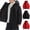 Black, variant on YUANxueke Boys Waterproof Rain Jacket, Kids Lightweight Quilted Hooded Windbreaker, Long Sleeve Outdoor Padded Coats