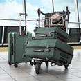 thumbnail image 2 of Ktaxon Ensemble de Bagages 3 Pcs, Ensemble de Valises avec Roues Pivotantes à 360°, Bagage Rigide Léger 20 Po 24 Po 28 Po, Vert, 2 of 8