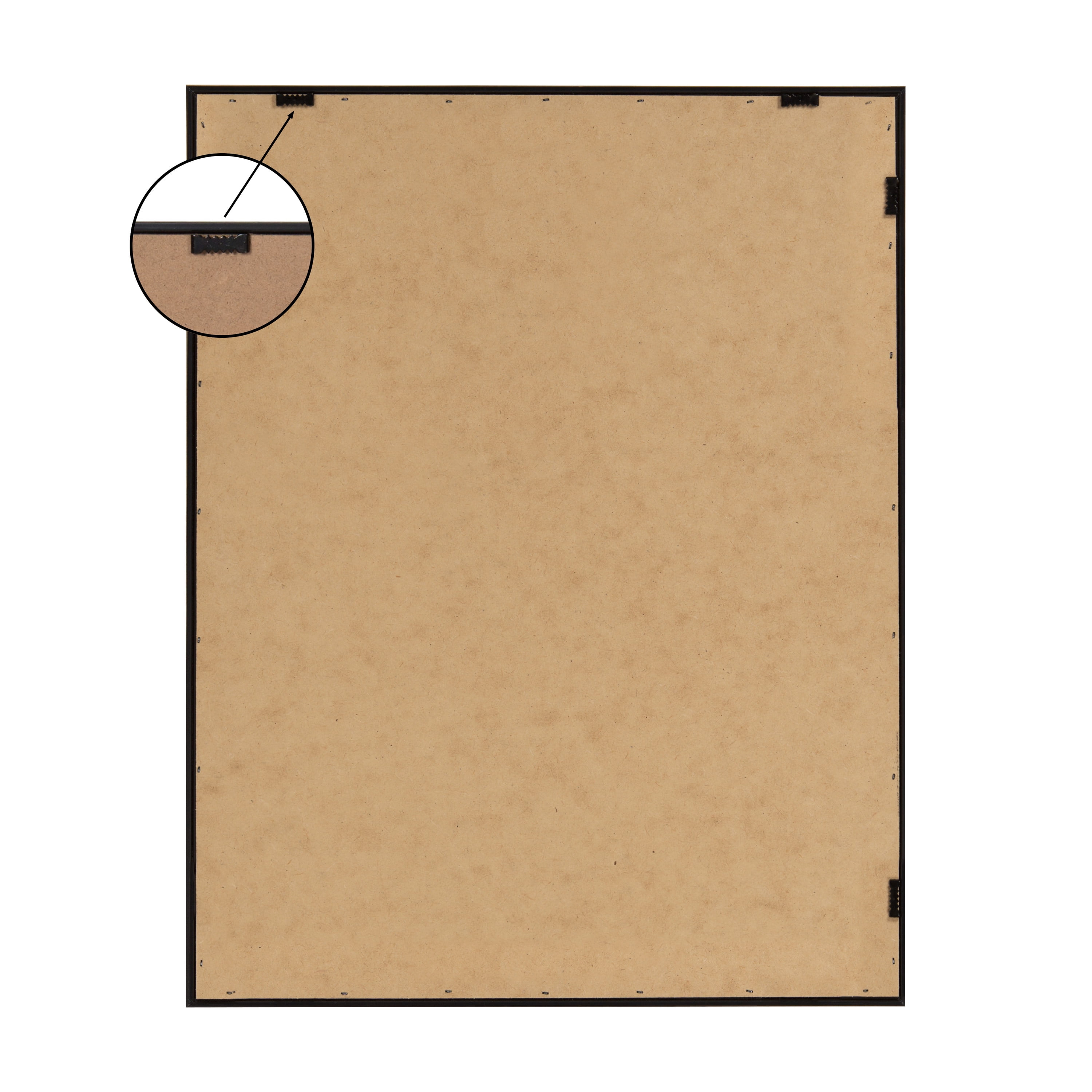 Kate and Laurel Blank Framed Canvas for Wall, 18 x 24, White, Sleek Modern Empty Canvas for Painting Your Own Art, Premium Canvas Already Framed