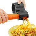 thumbnail image 4 of Stainless Steel Manual Rotary Fruits Grater Handheld Small Handle Shredder Maker Slicer Food Preparation Shredder Restaurant Chef Gift Countertop Black, 4 of 6