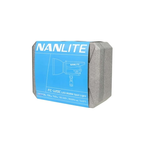 NANLITE FC-120C 撮影用ライト 出力145W LEDライト 2700-7500K(G/M±150) CRI95 フルカラーライト RGBライト 国内正規品 爆買