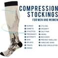 thumbnail image 4 of FREEAMG Vintage Western Denim Compression Socks for Women and Men(1Pairs)-Best Support for Running, Athletic, Nursing, Travel, 4 of 7