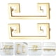 thumbnail image 4 of 2pcs manijas de puertas de la puerta de la puerta retro perillas de la puerta Prácticas asas de vestuario, 4 of 5