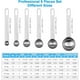 thumbnail image 2 of Juego de cucharas medidoras de cucharadita, 9 Uds., para cocinar, hornear, medición de escala, cuchara para condimentar, cuchara de cocina, regla medidora, 2 of 5