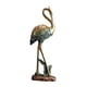 thumbnail image 3 of Figura de grulla, figura de cigüeña, estatua creativa de pájaros, figura de resina para granja 20x10x51cm, 3 of 9
