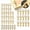 Gold, variant on 60Pcs D Ring Picture Hanging Hooks Kit, 2 Sizes 40 Single Hole & 20 Double Hole Picture Hangers with Mounting Screws for Frames Canvas Artwork Paintings. Silver