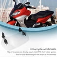 thumbnail image 2 of Adjustable Windshield Ext for Motorcycles - Universal Clip-On Screen Enhancer for All Bikes, 2 of 5