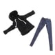 thumbnail image 5 of 1/6, accesorios de ropa de oda para niñas, con capucha y pantals , conjunto para disfraces de disfraces de Yotijar Ropa de muñecas de 11 pulgadas BJD, 5 of 7