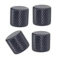 thumbnail image 4 of 4Pcs Metal Volume Control Knobs Replacement Guitar Volume Knob Bass Control Knob Black, 4 of 8