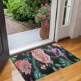 thumbnail image 2 of Pioneer Flower Floral Print Pattern Door Rugs,Washable Non Slip Door Mats Indoor,Decorative Door Mats,Entry Mat Indoor for Entrance,Bedroom,Kitchen,Bathroom,17"x30", 2 of 6