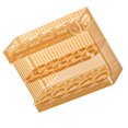 thumbnail image 4 of 30 Count Flip Fridge Egg Tray Container PET Auto Keep Eggs Fresh Flip Egg Tray Container for Refrigerator Dooor Amber, 4 of 5