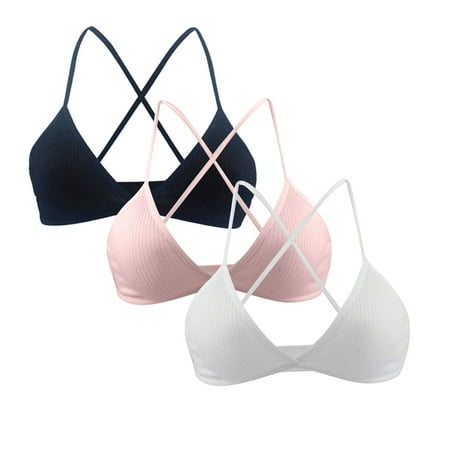 

bra Women Deep V Bralette Sexy Style Underwear Cup Wireless Lingerie Push Up Bra 3PC
