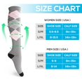 thumbnail image 2 of 6 Pairs Copper Compression Socks for Women & Men Circulation 15-20 mmhg - Better Blood Flow, Swelling, Best Support for Medical, Running, Nursing, 2 of 7