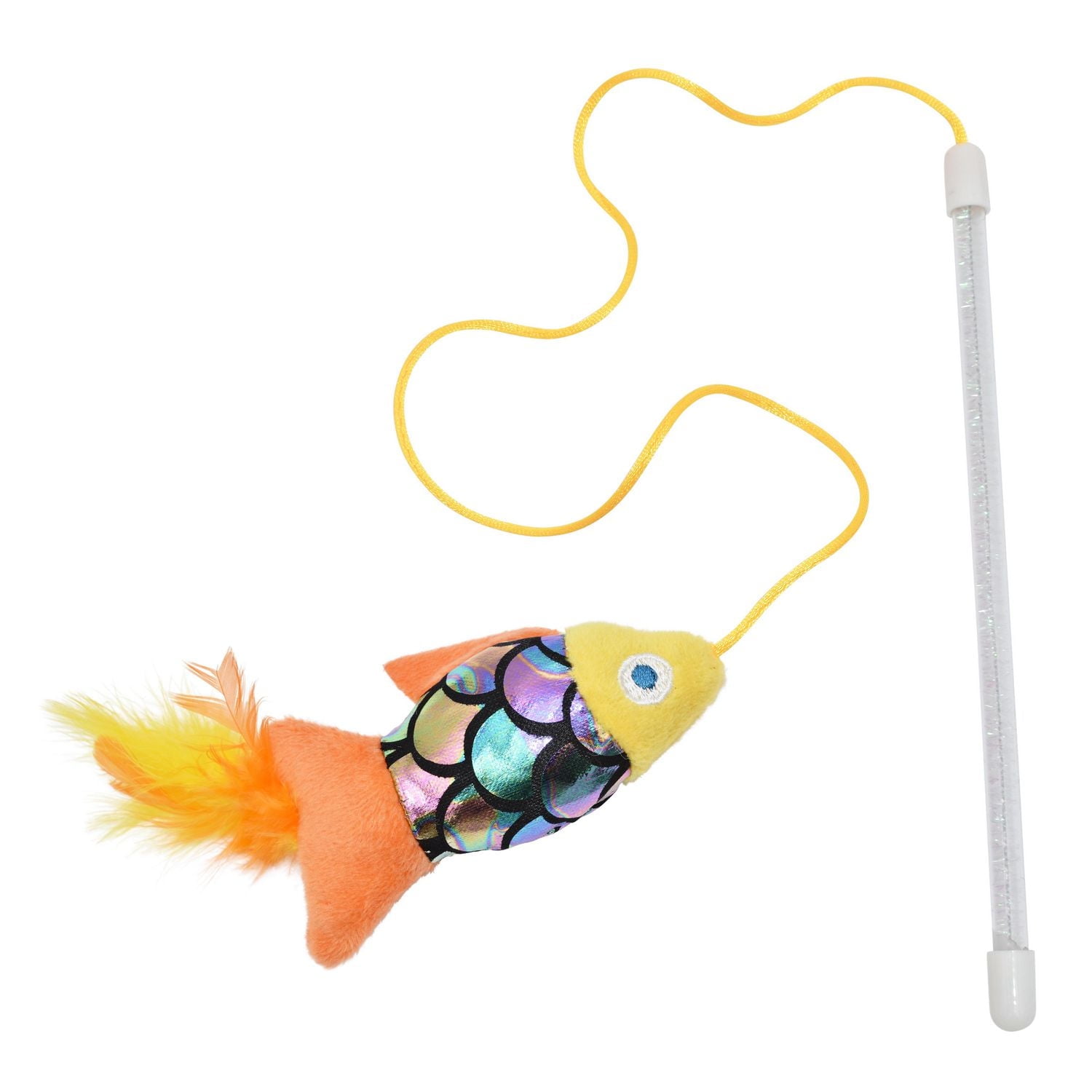 Multipet Goldfish Wand Cat Toy, Wand Cat Toy