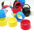 thumbnail image 4 of 2 Pieces Tennis Racket Grip Fix Rings Stretchy Ring Overgrip Fix Kit Grip Tape Finishing Protector Professional Outdoor Accessories Yellow, 4 of 7