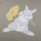 thumbnail image 3 of Bambi - Camiseta de Thumper Flor para Mujer (Caqui Claro, Azul, Amarillo), 3 of 3