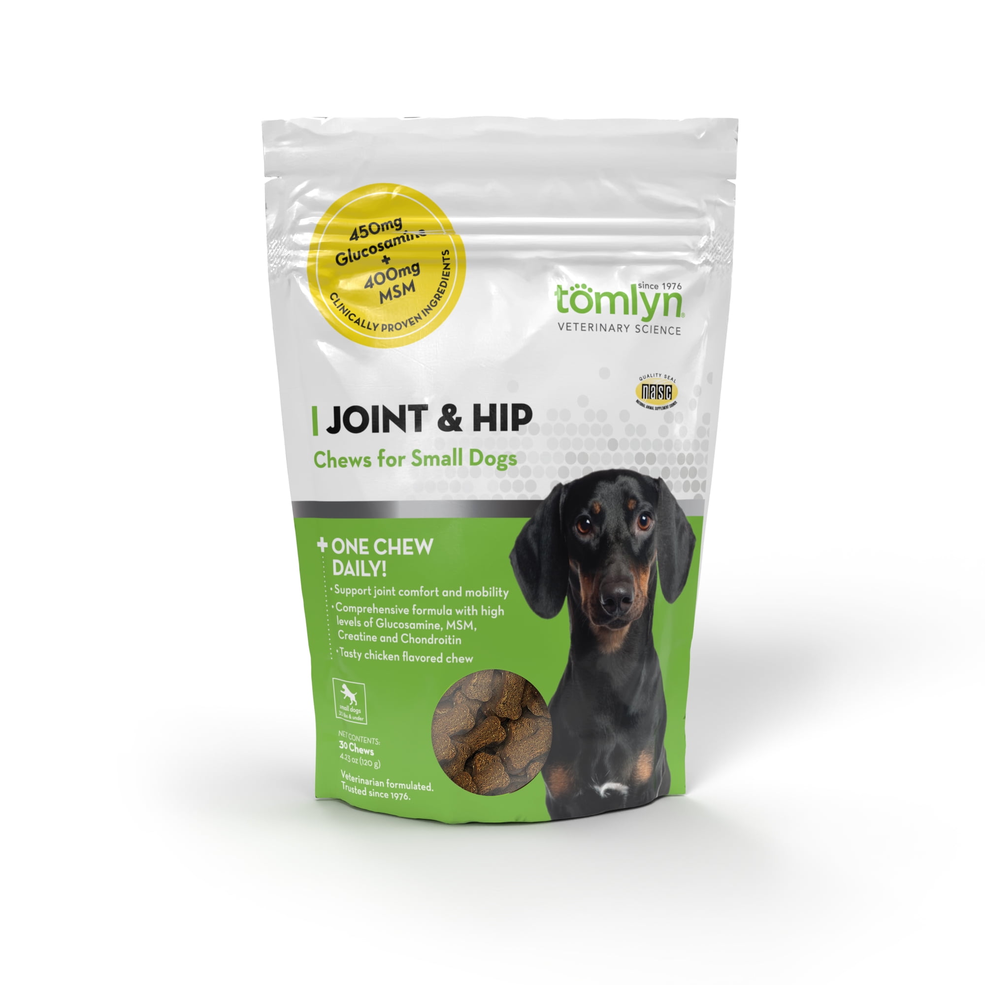 Tomlyn Joint & Hip Chews for Small Dogs, 30 ct.