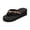 Black#01, variant on Women'S Eva Rhinestone Wedge Flip Flops Fashion Comfortable Summer Flatform Light Boho Thong Beach Sandals For Outdoor Activities Walks 6&Black#01