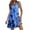 Multicolor 2, variant on Annhoo Boho Dress for Women Summer Sleeveless V Neck Beach Dresses Trendy Printed Mini Sundress with Pockets