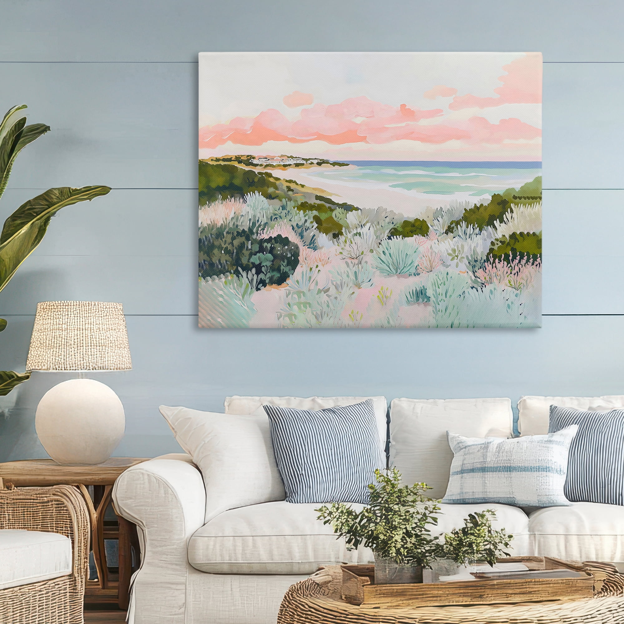 Stupell Industries Beach Grasses & Pastel Skies Canvas Wall Art, design by The Prints Vibe