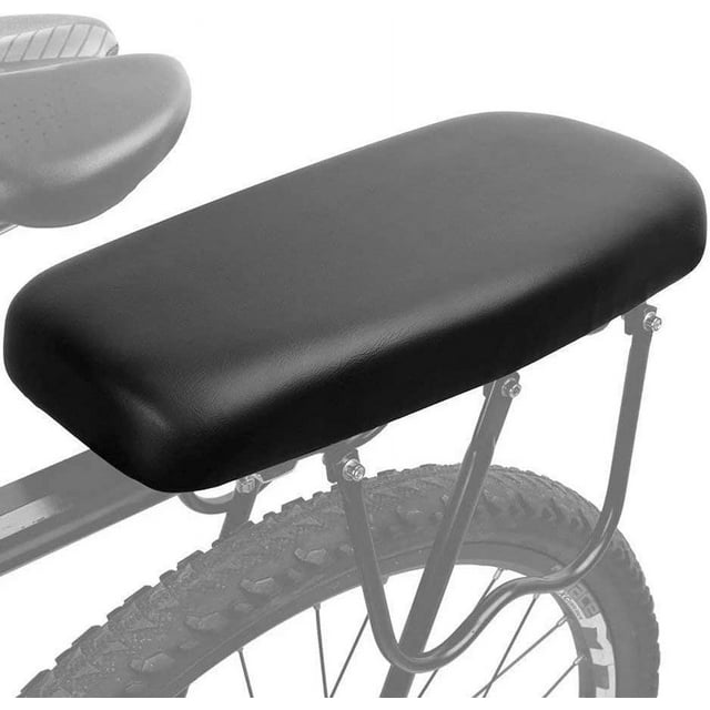 Abastado Cojín trasero de bicicleta, Piezas de bicicleta Accesorios Asientos Cojín de asiento trasero de bicicleta de montaña Asiento trasero de vehículo eléctrico más grueso. Asiento trasero para
