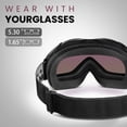 thumbnail image 6 of OutdoorMaster Ski Goggles OTG - over Glasses Ski/Snowboard Goggles for Men, Women & Youth - 100% UV Protection, 6 of 9