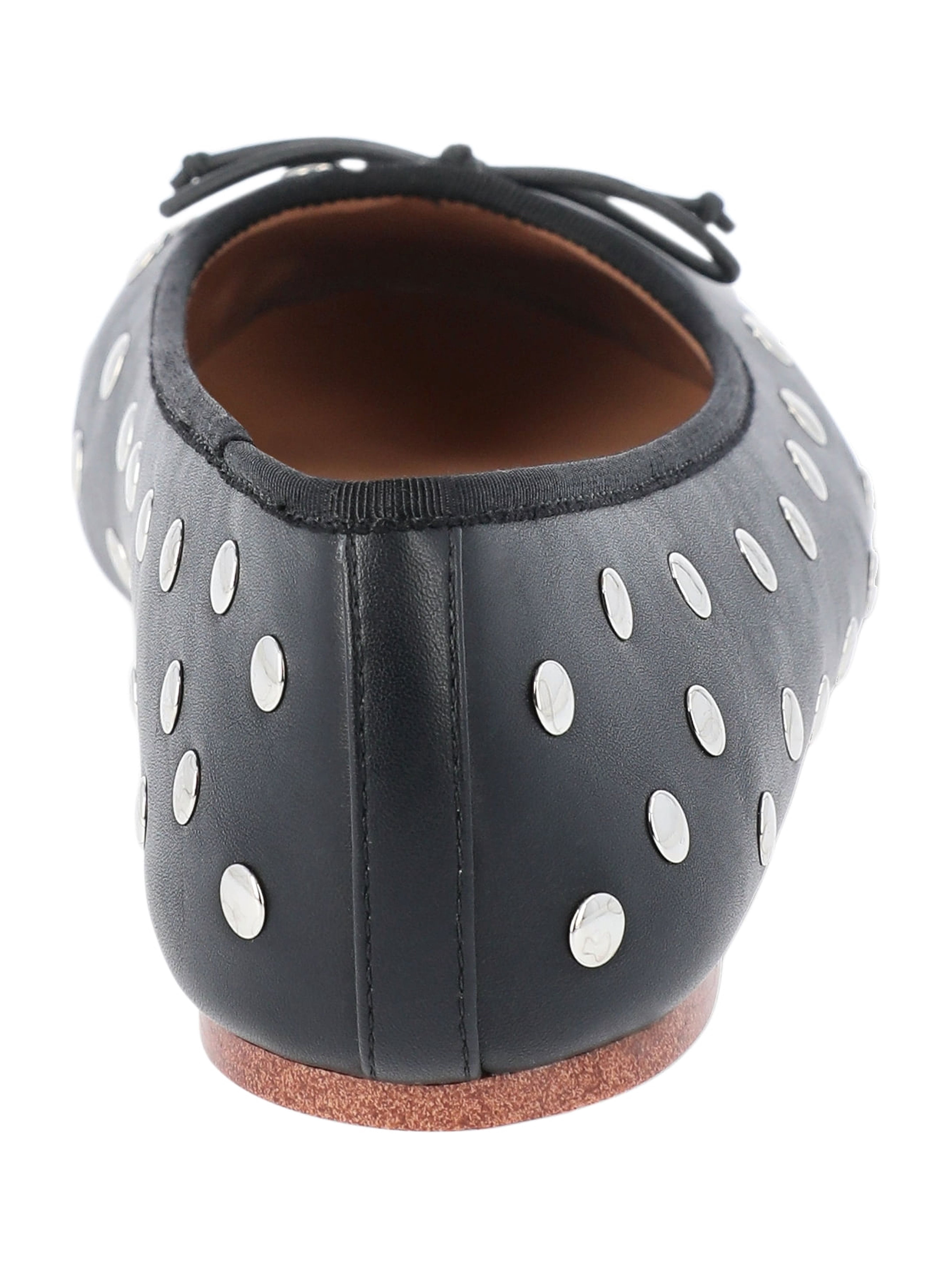 Time and Tru Women's Studded Ballet Flat