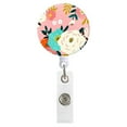 thumbnail image 1 of DJN Home & Garden Floral Rotating Clip Retractable Badge Holder For Teachers And Students Adjustable ID Card Clip With Spring, 1 of 9