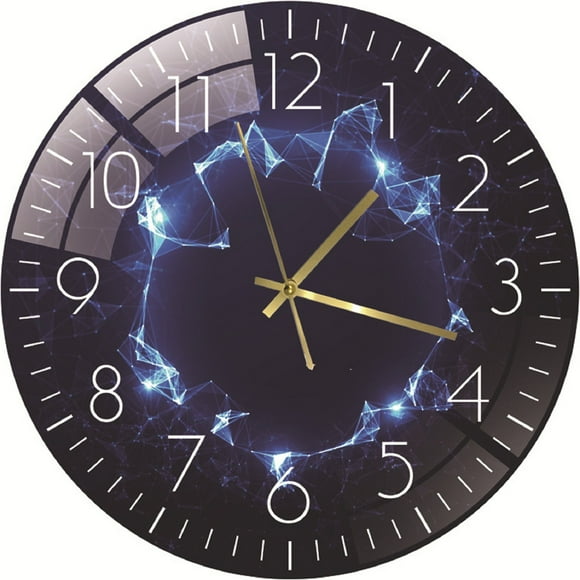 Japceit Digital Wall Clock Acrylic Mute Creative Clock for Home Decor
