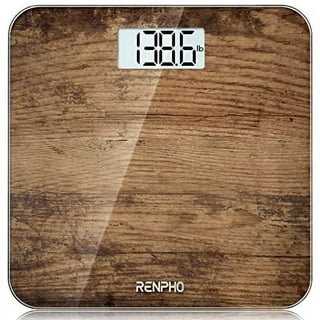  RENPHO Digital Bathroom Scale, Highly Accurate Body Weight  Scale with Lighted LED Display, Bluetooth Blood Pressure Machine, RENPHO  Wireless Smart BP Monitor Large Cuff with Large Display : Health & Household