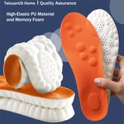 2 PCS Clouds Insoles for Men/Women,Massage Support Insoles, 6d Soft Memory Foam Cushioning Sports Cloud Insoles for Men/Women