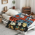 thumbnail image 3 of Cuphead Mugman Chalice Soft Blanket Fuzzy Fleece Anti-pilling Flannel Throw Blanket Decor Sofa Bed Blanket 40x60in, 3 of 7