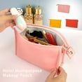 thumbnail image 2 of Inteprter Bolsa de clasificación bolsa de maquillaje a prueba de polvo con asa bolsa de almacenamiento diseño plegable mujer señora compras Almacenamiento y organización del hogar, 2 of 6