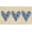 Gold Foil Love Heart Blue, variant on Valentines Day Door Mat,Gold Foil Blue Hearts Valentines Indoor Outdoor Non-Slip Doormat,Entryway Front Porch Valentine''s Day Welcome Mat for Entrance Decor 30" x 17"