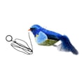 thumbnail image 4 of Electric Cats Toy Interactive Bird Feathered Plush Squeaking Bird for Kitten Blue, 4 of 8