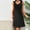 Black, variant on ZZwxWA Women's Sleeveless Lace Nightgown Adjustable Spaghetti Strap Cami Night Dress Sleepwear