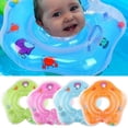 thumbnail image 5 of Blue Baby Swimming Ring Inflatable Baby Infant Toddler Bath Shower Neck Ring Collar Toys Float Safety Ring Pool Aids, 5 of 5