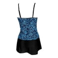 thumbnail image 5 of Swim Suits for Women 2026 Bikini Top With Skirted Bottom Womens Swimsuits Tankini Two Piece Outfit for Beach, 5 of 6