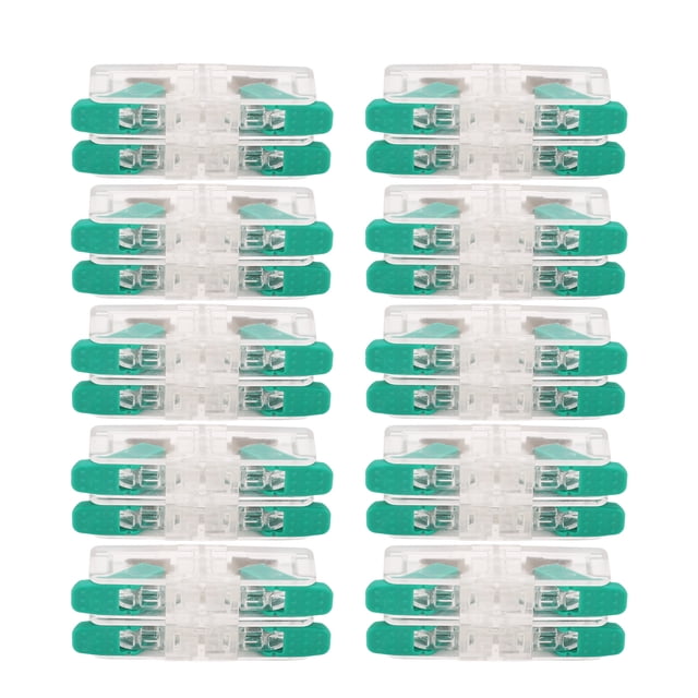 Conector de cableado, 10 piezas 2 en 2 Conector de cable eléctrico Conector de cableado rápido Estética elegante