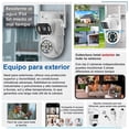 thumbnail image 2 of VAK Video Camara de seguridad Exterior Doble lente W43 5G wifi IA luz nocturna, 2 of 6